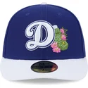 bla-og-hvid-buet-kasket-justerbar-59fifty-spring-training-fra-los-angeles-dodgers-mlb-fra-new-era