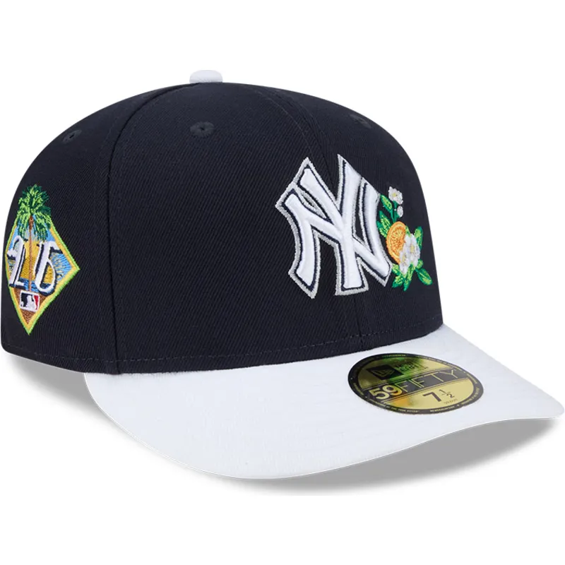 buet-kasket-marinebla-og-hvid-tilpasset-59fifty-spring-training-fra-new-york-yankees-mlb-fra-new-era