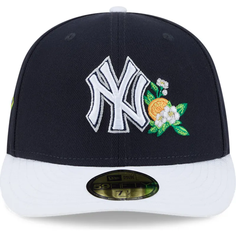 buet-kasket-marinebla-og-hvid-tilpasset-59fifty-spring-training-fra-new-york-yankees-mlb-fra-new-era