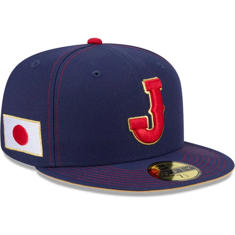 flad-kasket-marinebla-tilpasset-59fifty-japan-2026-world-baseball-classic-fra-new-era