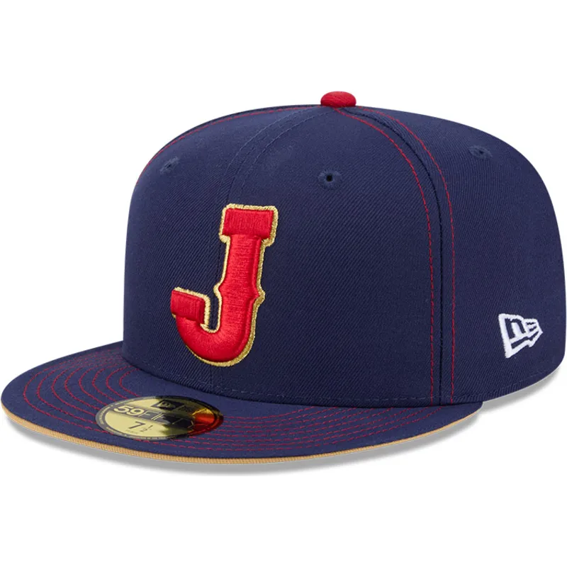 flad-kasket-marinebla-tilpasset-59fifty-japan-2026-world-baseball-classic-fra-new-era