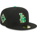 sort-fitted-59fifty-saint-patrick-s-day-kasket-fra-los-angeles-dodgers-mlb-af-new-era