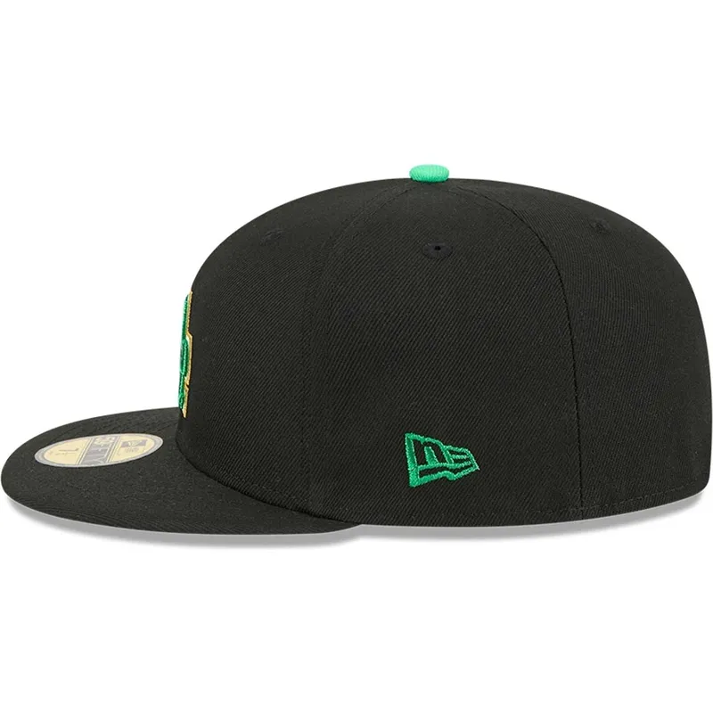 sort-fitted-59fifty-saint-patrick-s-day-kasket-fra-los-angeles-dodgers-mlb-af-new-era