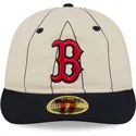 buet-beige-fitted-kasket-59fifty-retro-crown-linen-fra-boston-red-sox-mlb-fra-new-era