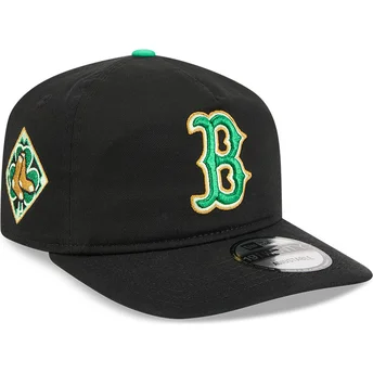 Buet sort snapback-kasket 19TWENTY Saint Patrick's Day fra Boston Red Sox MLB fra New Era