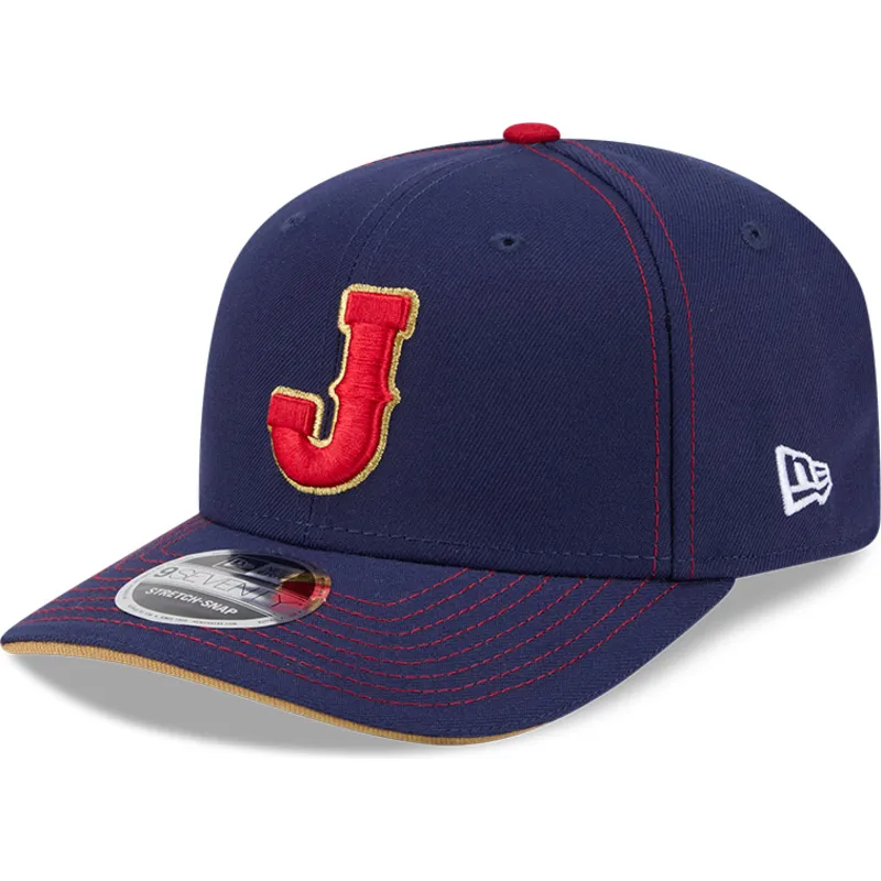 marinebla-buet-kasket-snapback-9seventy-stretch-snap-japan-2026-world-baseball-classic-fra-new-era