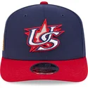 marinebla-og-rod-buet-kasket-snapback-9seventy-stretch-snap-usa-2026-world-baseball-classic-fra-new-era