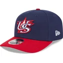 marinebla-og-rod-buet-kasket-snapback-9seventy-stretch-snap-usa-2026-world-baseball-classic-fra-new-era