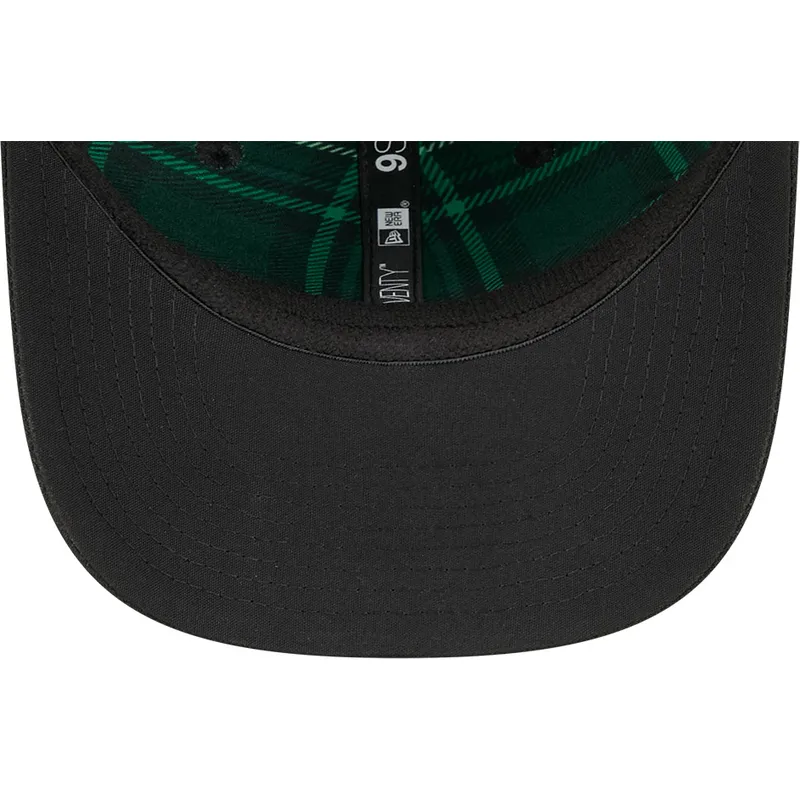 sort-buet-snapback-kasket-9seventy-stretch-snap-saint-patrick-s-day-fra-los-angeles-dodgers-mlb-fra-new-era
