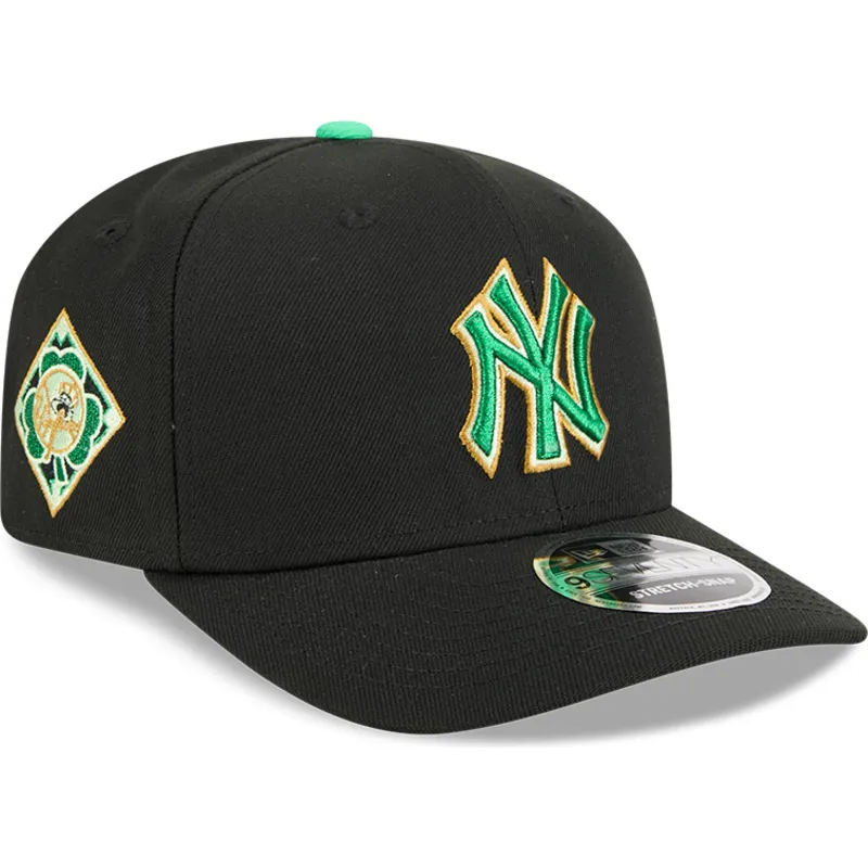 gorra-curva-negra-snapback-9seventy-stretch-snap-saint-patrick-s-day-de-new-york-yankees-mlb-de-new-era