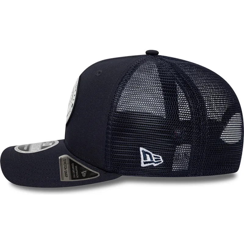 marinebla-trucker-kasket-9seventy-stretch-snap-circle-spring-training-fra-new-york-yankees-mlb-fra-new-era
