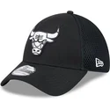 justeret-sort-trucker-kasket-39thirty-evergreen-neo-fra-chicago-bulls-nba-fra-new-era