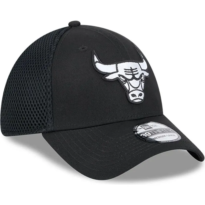 gorra-trucker-negra-ajustada-39thirty-evergreen-neo-de-chicago-bulls-nba-de-new-era