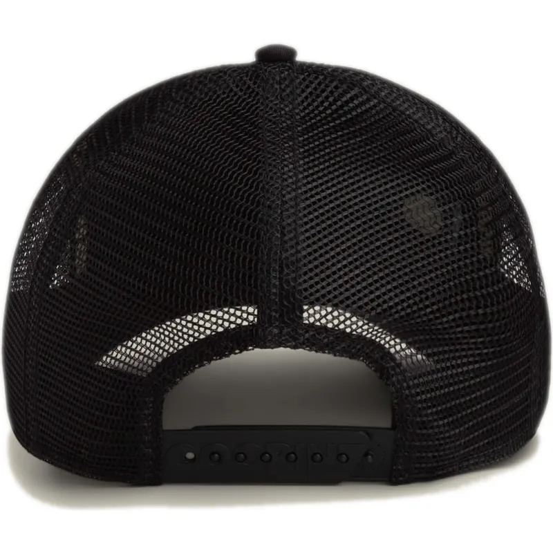 trucker-kasket-hvid-og-sort-hane-cock-rooster-the-farm-fra-goorin-bros