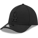 sort-buet-kasket-med-justerbar-pasform-og-sort-logo-39thirty-m-crown-a-frame-fra-los-angeles-dodgers-mlb-fra-new-era