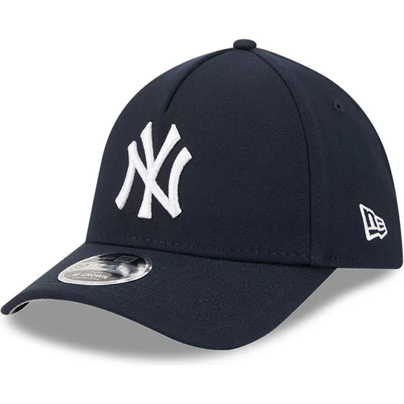 buet-marinebla-justerbar-kasket-39thirty-m-crown-a-frame-fra-new-york-yankees-mlb-fra-new-era