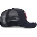 marinebla-trucker-kasket-9seventy-stretch-snap-evergreen-fra-boston-red-sox-mlb-fra-new-era