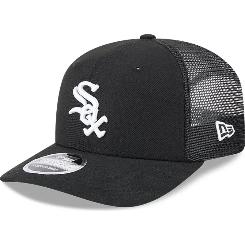 sort-9seventy-stretch-snap-evergreen-trucker-kasket-fra-chicago-white-sox-mlb-fra-new-era