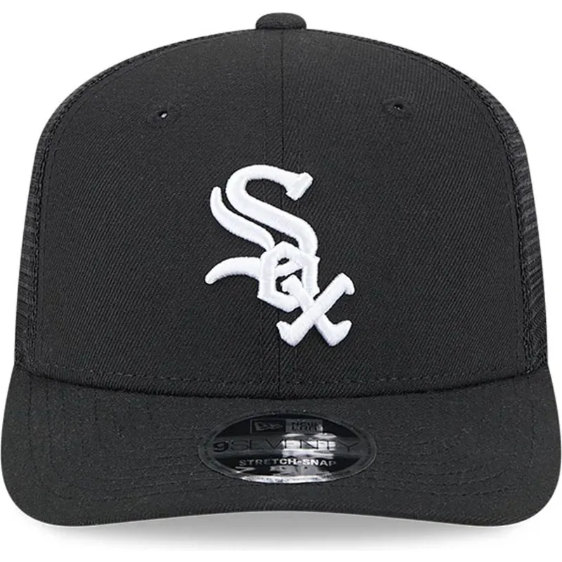 sort-9seventy-stretch-snap-evergreen-trucker-kasket-fra-chicago-white-sox-mlb-fra-new-era