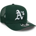 gron-trucker-kasket-9seventy-stretch-snap-evergreen-fra-oakland-athletics-mlb-fra-new-era