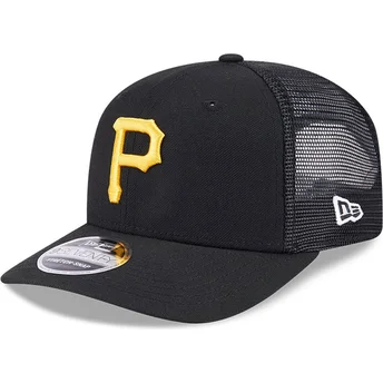 Sort 9SEVENTY Stretch Snap Evergreen trucker-kasket fra Pittsburgh Pirates MLB af New Era