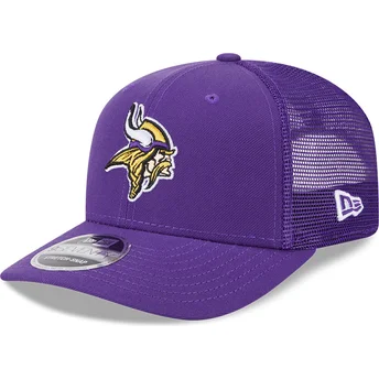 Violet 9SEVENTY Stretch Snap Evergreen trucker-kasket fra Minnesota Vikings NFL af New Era