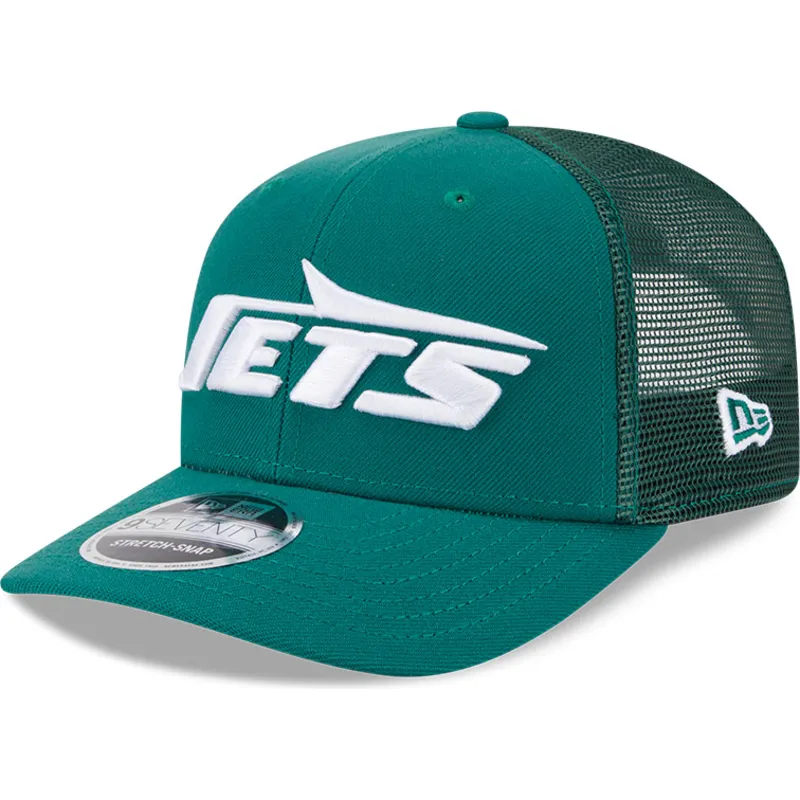 gron-trucker-kasket-9seventy-stretch-snap-evergreen-fra-new-york-jets-nfl-af-new-era