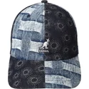 gorra-curva-azul-ajustable-denim-mashup-blue-picnic-de-kangol