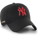 sort-justerbar-curved-kasket-clean-up-eight-bit-hero-fra-new-york-yankees-mlb-fra-47-brand