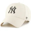 buet-beige-snapback-kasket-mvp-fra-new-york-yankees-mlb-fra-47-brand