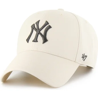Buet beige snapback-kasket MVP fra New York Yankees MLB fra 47 Brand