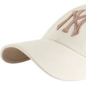beige-justerbar-buet-kasket-clean-up-ballpark-mojave-fra-new-york-yankees-mlb-fra-47-brand