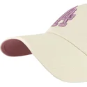 buet-beige-justerbar-kasket-med-violet-clean-up-ballpark-logo-fra-los-angeles-dodgers-mlb-fra-47-brand