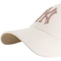 beige-buet-kasket-snapback-med-brunt-logo-mvp-ballpark-fra-new-york-yankees-mlb-fra-47-brand
