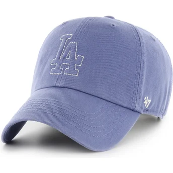 Blå justerbar kurvet kasket Clean Up Trailer fra Los Angeles Dodgers MLB af 47 Brand
