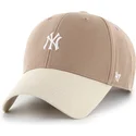 brun-justerbar-kurvet-kasket-mvp-base-runner-two-tone-legend-fra-new-york-yankees-mlb-fra-47-brand
