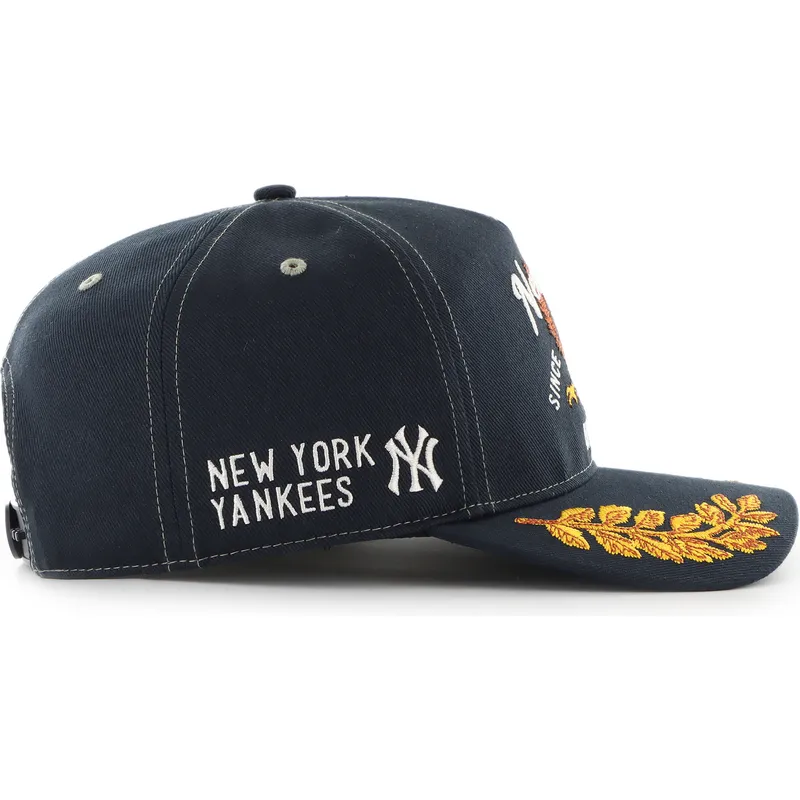 marinebla-curved-snapback-kasket-hitch-keepsake-fra-new-york-yankees-mlb-fra-47-brand