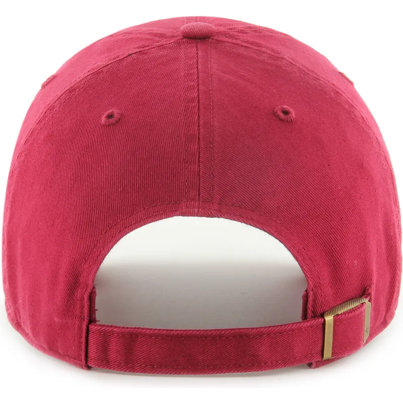 morkerod-justerbar-buet-kasket-clean-up-fra-new-york-yankees-mlb-af-47-brand