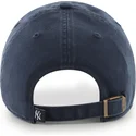 kasketter-buet-marinebla-justerbar-rem-clean-up-fra-new-york-yankees-mlb-af-47-brand