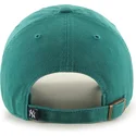 gron-justerbar-curved-kasket-clean-up-tailgate-teal-fra-new-york-yankees-mlb-fra-47-brand