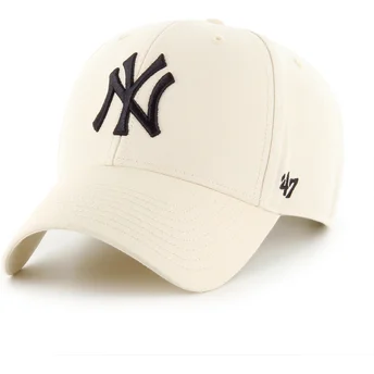 Buet beige justerbar kasket MVP Legend fra New York Yankees MLB fra 47 Brand