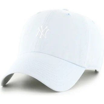 Lyseblå justerbar buet kasket Clean Up Base Runner fra New York Yankees MLB af 47 Brand