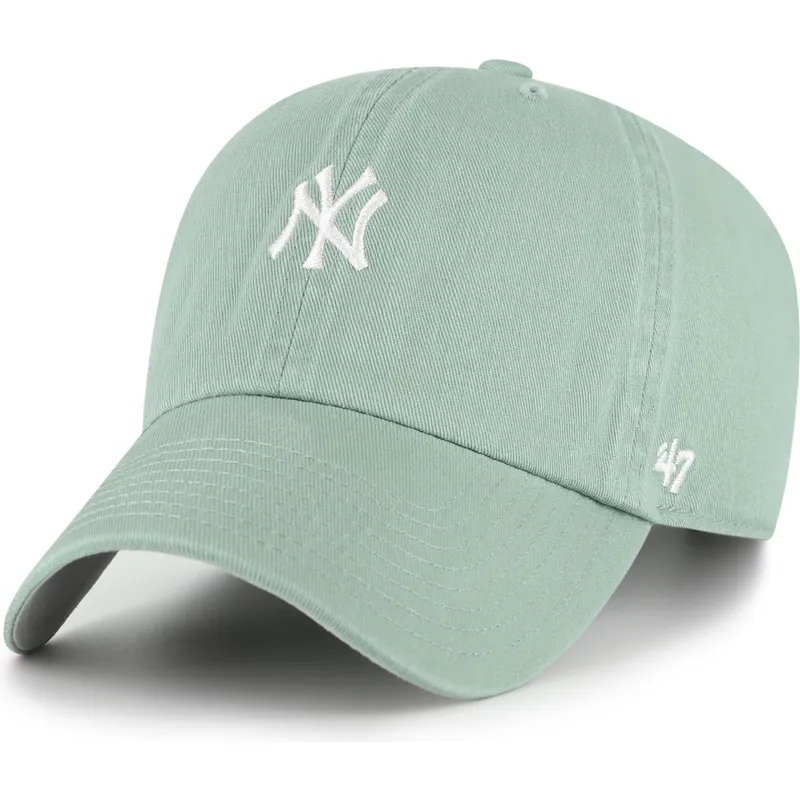 gron-justerbar-curved-kasket-clean-up-base-runner-fra-new-york-yankees-mlb-af-47-brand