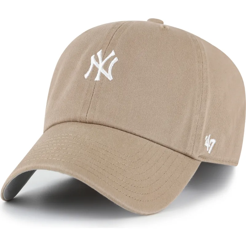 brun-justerbar-buet-kasket-clean-up-base-runner-fra-new-york-yankees-mlb-af-47-brand