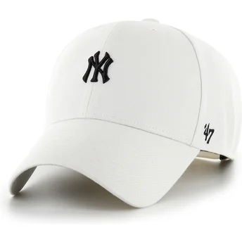 Buet beige kasket snapback MVP Base Runner fra New York Yankees MLB fra 47 Brand