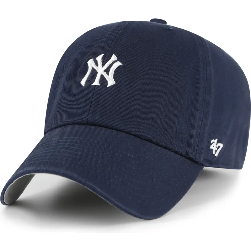 marinebla-justerbar-buet-kasket-clean-up-base-runner-fra-new-york-yankees-mlb-af-47-brand