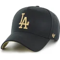 sort-snapback-kasket-med-buet-skygge-mvp-dt-sure-shot-two-tone-cotton-fra-los-angeles-dodgers-mlb-fra-47-brand