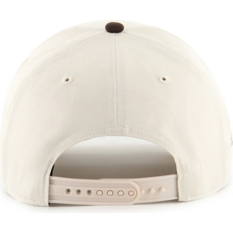 gorra-curva-beige-y-marron-snapback-mvp-dt-sure-shot-two-tone-cotton-de-oakland-athletics-mlb-de-47-brand