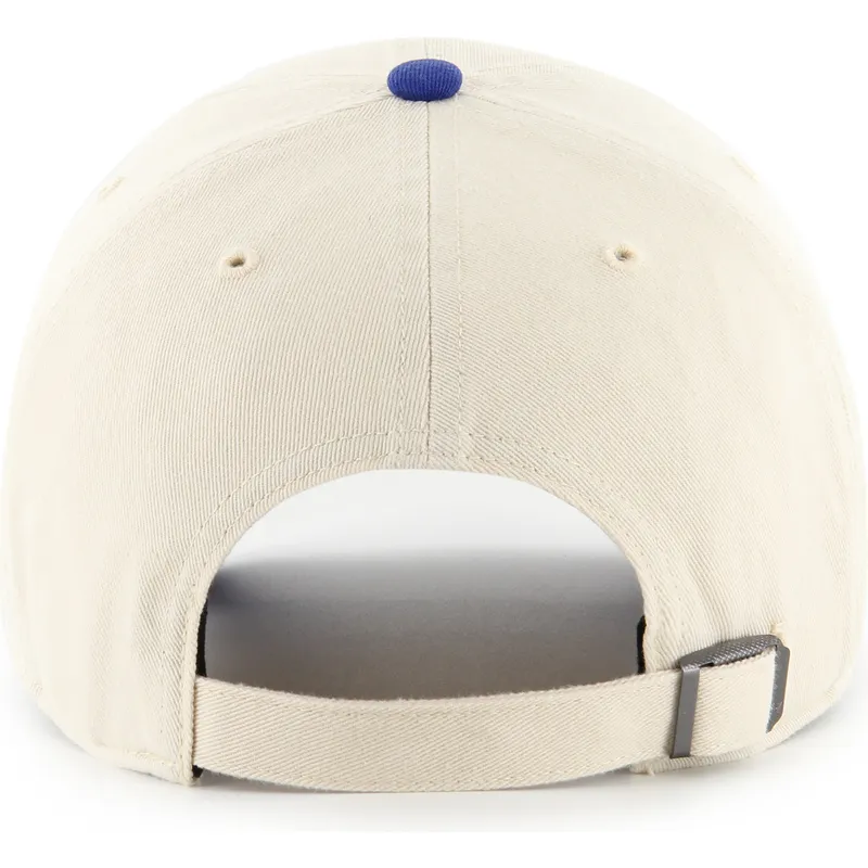 gorra-curva-beige-y-azul-ajustable-clean-up-base-runner-sure-shot-two-tone-de-los-angeles-dodgers-mlb-de-47-brand