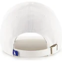 hvid-justerbar-curved-kasket-med-blat-clean-up-logo-fra-los-angeles-dodgers-mlb-fra-47-brand